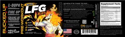 LFG Burn Ninja Nectar label