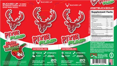 Pixie Pump Watermelon label