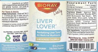 Liver Lover label
