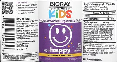 NDF Happy Peach label