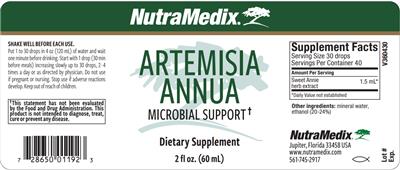 Artemisia Annua label
