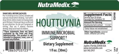Houttuynia label