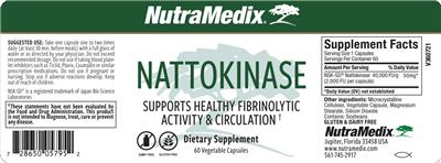 Nattokinase label