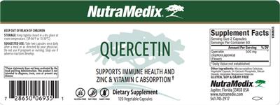Quercetin label