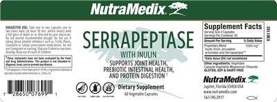 Serrapeptase label