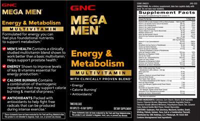 gnc be bright glutathione reviews Energy & Metabolism by Mega Men: Ingredients, Drug Interactions & Pharmacist Review Lait teint diament glutathione __concern:Sun Damage Quantity:25 vials