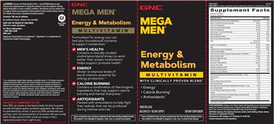Energy & Metabolism label