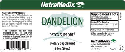 Dandelion label