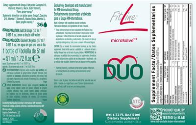 Heart DUO Microsolve label