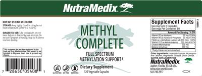Methyl Complete label