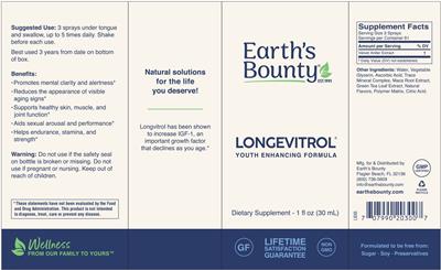 Longevitrol label