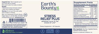Stress Relief Plus label