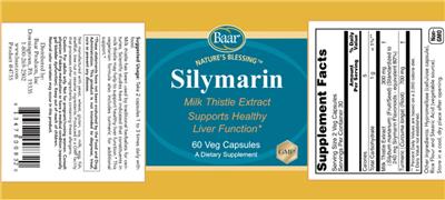 Silymarin label