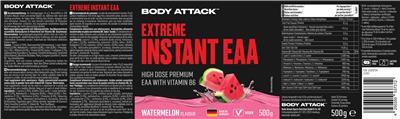 Extreme Instant EAA Watermelon Flavour label