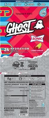 Hydration Sonic Cherry Limeade label