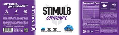 Stimul8 Originial Blue Raspberry label