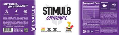 Stimul8 Original Gummy Bears label