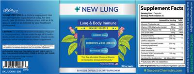 Lung & Body Immune label