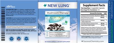 Mushroom Therapy label