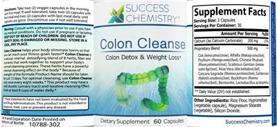 Colon Cleanse label
