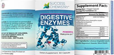 Digestive Enzymes label