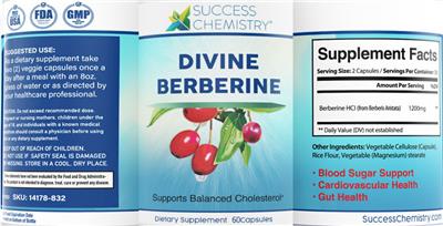 Divine Berberine label