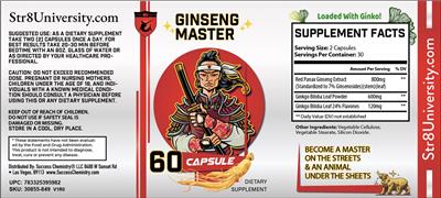 Ginseng Master label