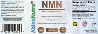 NMN Delayed Release label