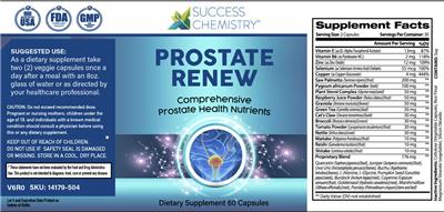 Prostate Renew label