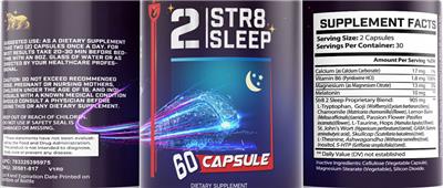 STR8 2 Sleep label