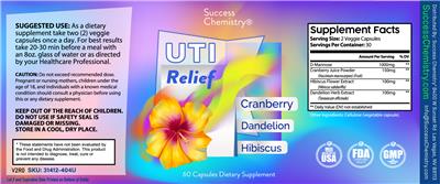 UTI Relief label