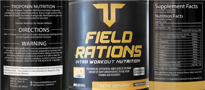 Field Rations Orange Pineapple label