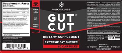 Gut Cut label