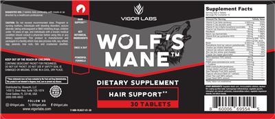 Wolf's Mane label
