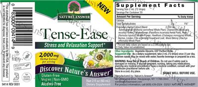 Tense-Ease label