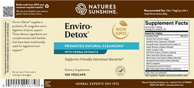 Enviro-Detox label