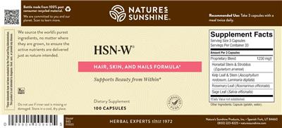 HSN-W label