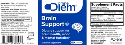 Brain Support + label