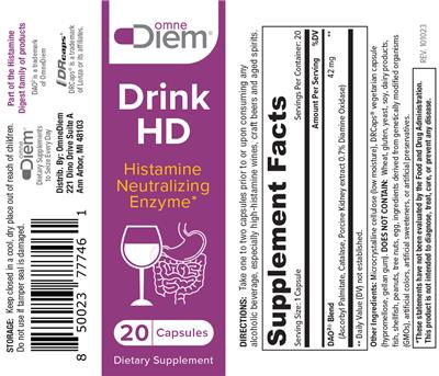 Drink HD label