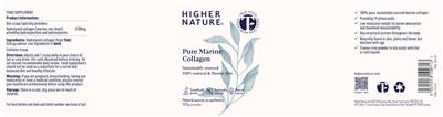 Pure Marine Collagen label