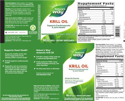 Krill Oil label