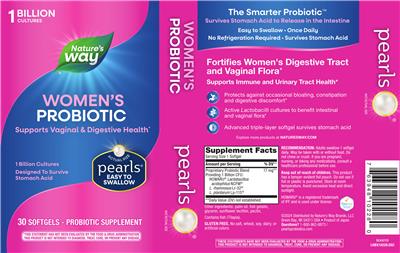 Women's Probiotic Pearls 1 Billion label