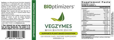 VegZymes label