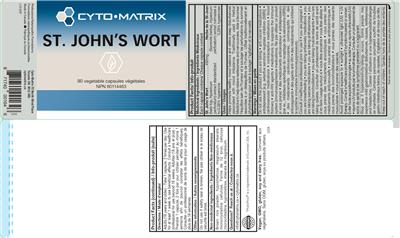 St. John's Wort label