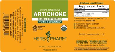 Artichoke label