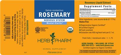 Rosemary label