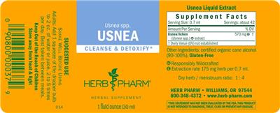 Usnea label