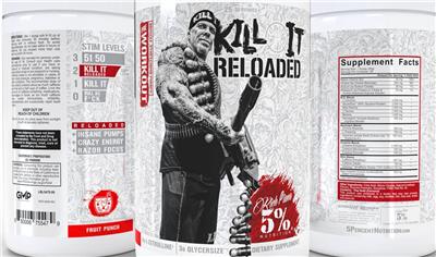 Kill It Reloaded Fruit Punch label