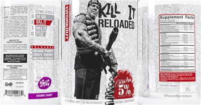 Kill It Reloaded Cosmic Candy label