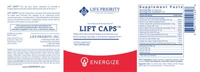 Lift Caps label